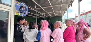 Mobil sigara bırakma polikliniğine kadın işçilerden yoğun ilgi