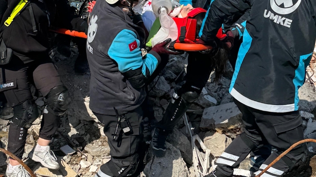 Giresun'da göçük tatbikatı yapıldı