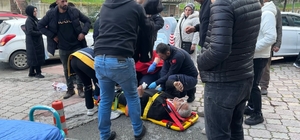 Genç sürücünün direksiyon hakimiyetini kaybettiği araç kaldırıma çıktı: 1 yaralı