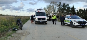 Bafra'da motosiklet kazası: 1 yaralı