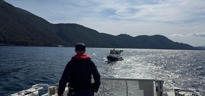 Sürüklenen teknedeki 2 kişi kurtarıldı