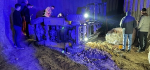 Patates deposunda devrilen forkliftin operatörü öldü