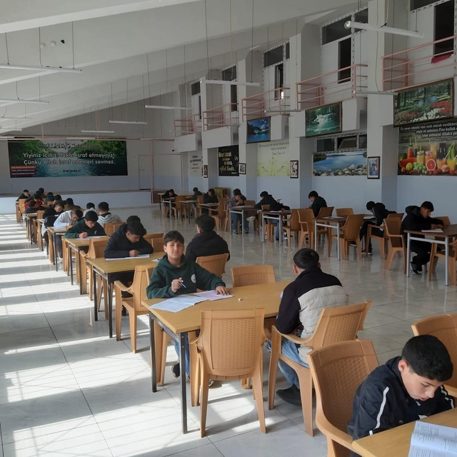 Eğil Belediyesinden öğrencilere deneme sınavı