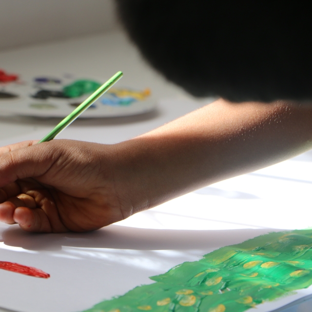 Aydın'da çocuklar, hayallerini tuvale aktaracak