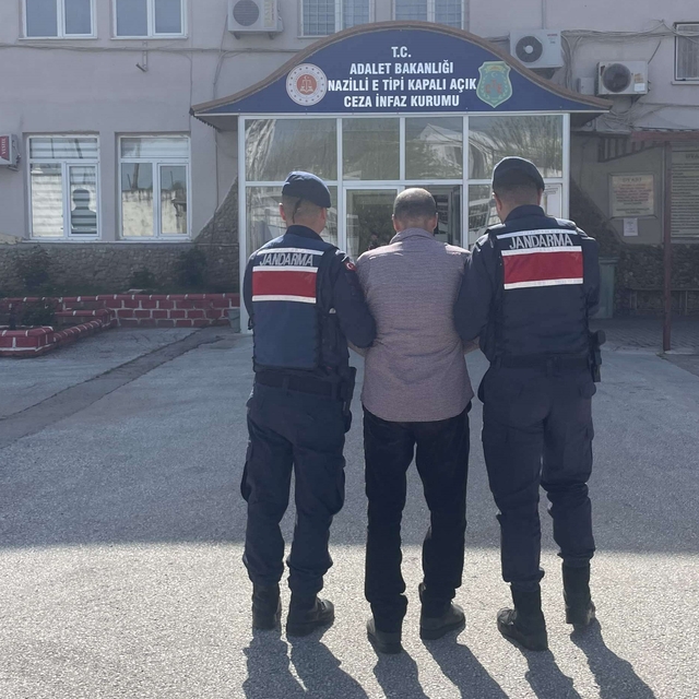 Nazilli'de 33 yıl 8 ay hapis cezalı hükümlü yakalandı