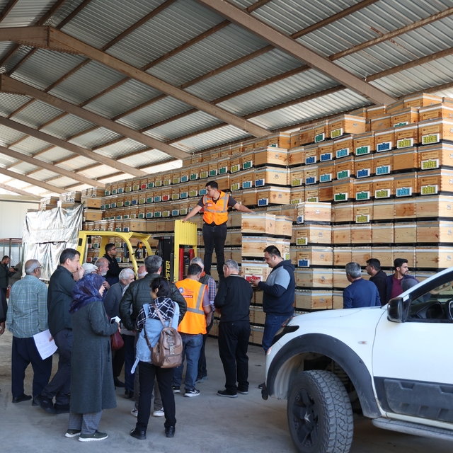 Büyükşehirden üreticiye arı kovanı desteği