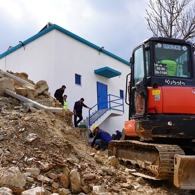 Milas Bafa Mahallesi'ndeki içme suyu deposu yenilendi