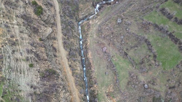 Şırnak'ın "saklı cenneti" kanyon dronla görüntülendi