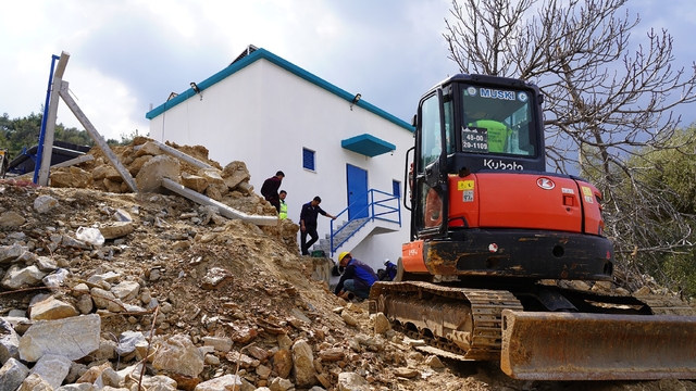 Milas Bafa Mahallesi'ndeki içme suyu deposu yenilendi