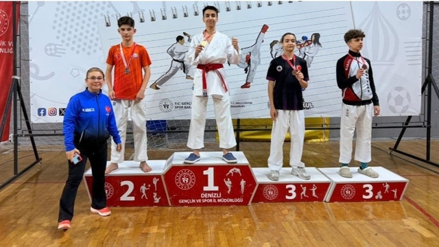 Aydınlı sporcular Denizli'den dereceyle döndü