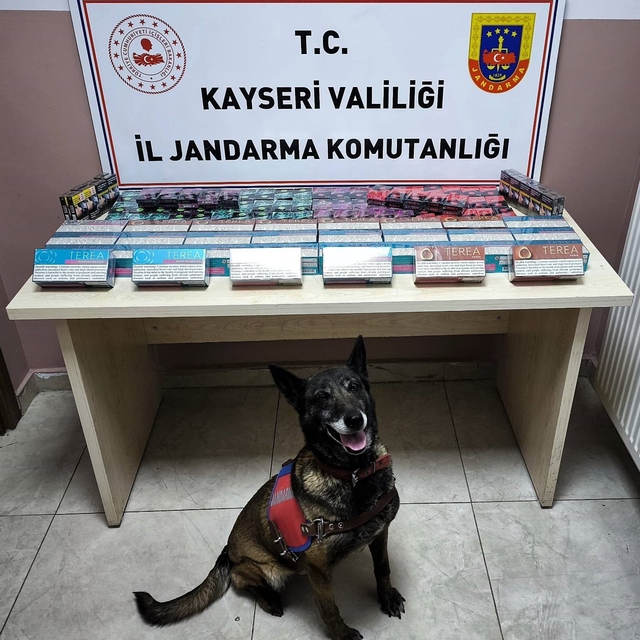 Kayseri'de kaçak sigara operasyonu