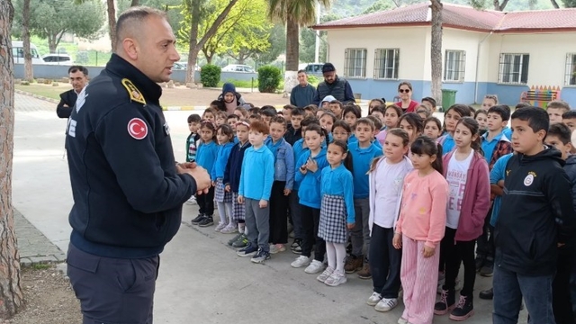 Nazilli'de öğrencilere yangın bilinci aşılandı