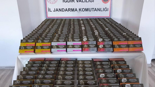 Iğdır'da 30 ton kaçak gübre ile binlerce kaçak elektronik sigara ele geçirildi
