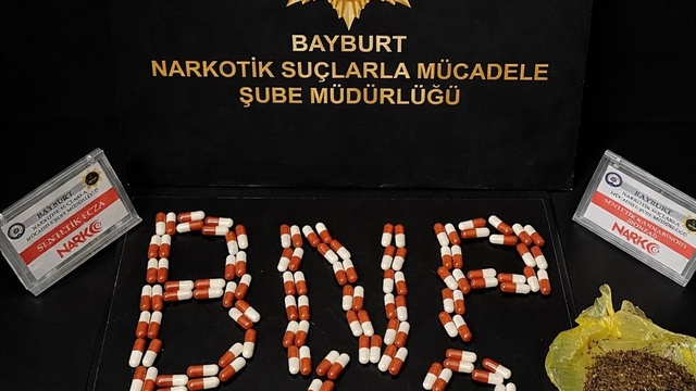 Bayburt'ta uyuşturucu operasyonunda 1 şüpheli yakalandı