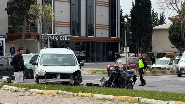 Lüleburgaz'da trafik kazası: 1 yaralı