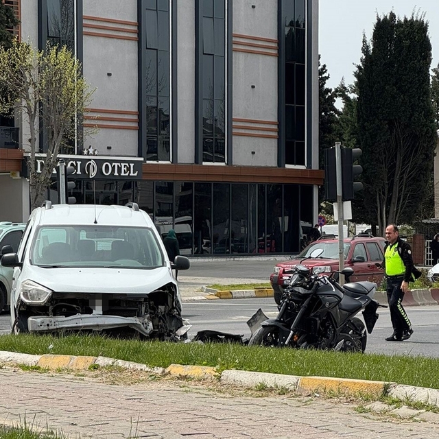 Lüleburgaz'da trafik kazası: 1 yaralı