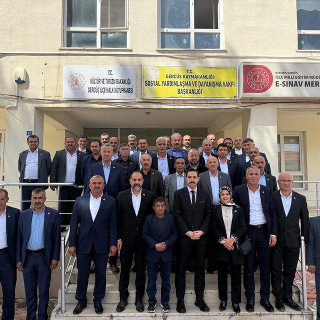 Gercüş'te muhtarlar Kaymakam Uzun ile bir araya geldi