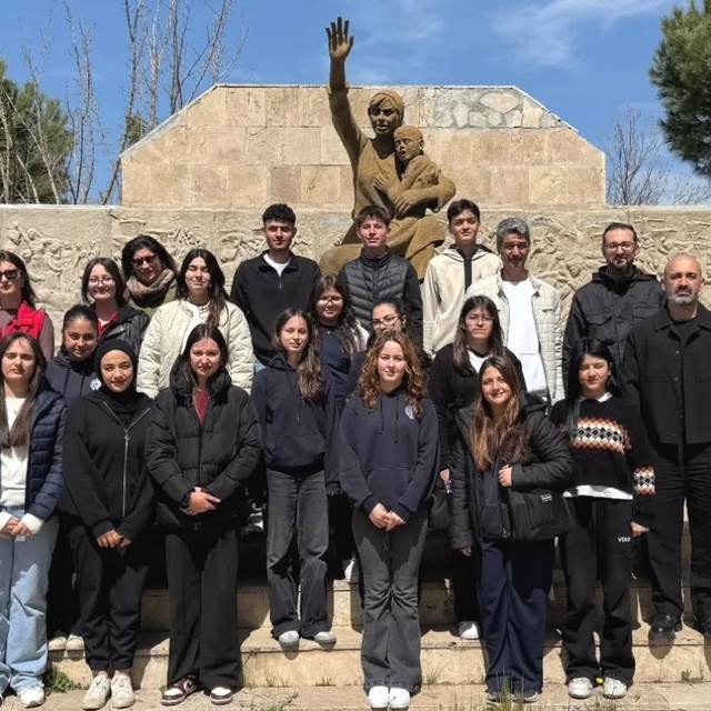 Köşklü öğrenciler şehitleri unutmadı