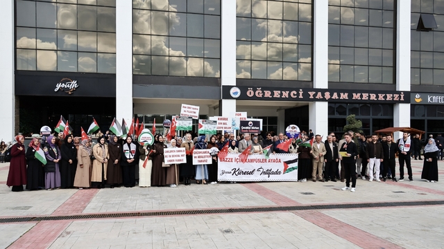 Sinop'ta İsrail'in Filistinli esirleri hedef alan "idam yasası" protesto edildi