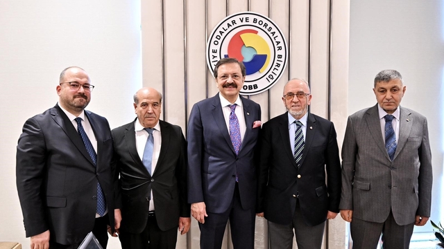 Başkan Dumandağ, TOBB Başkanı Hisarcıklıoğlu ile bir araya geldi
