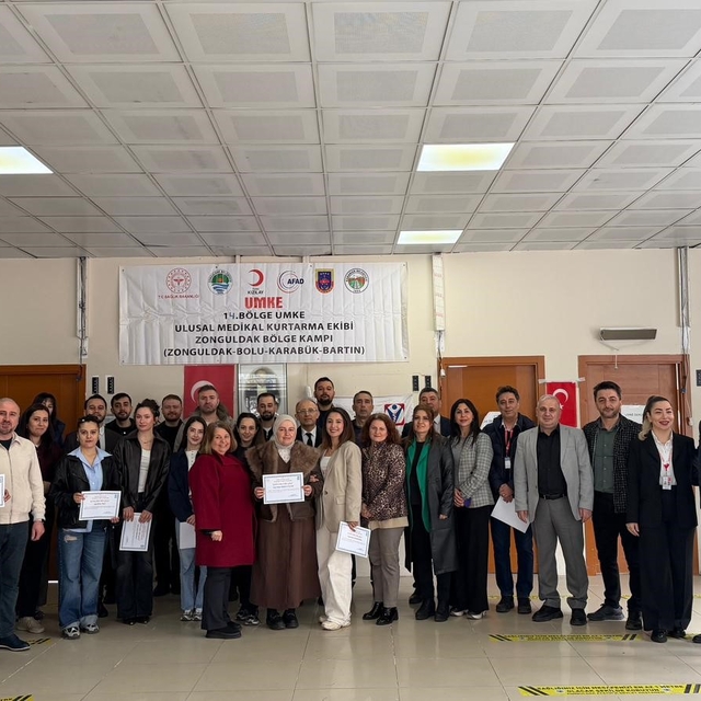 Zonguldak'ta yeni UMKE gönüllüleri yetiştirildi