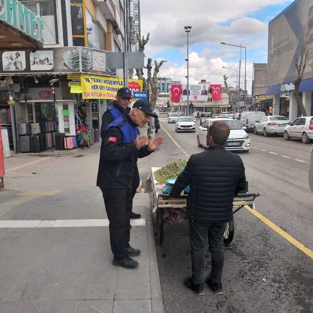 Adıyaman'da kaldırım işgallerine sıkı denetim