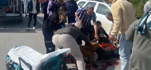 Otobüsten inip, yolun karşısına geçmeye çalışan yayaya cip çarptı