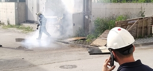 Körfez’de trafo yangını paniğe neden oldu