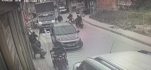 Edirne'de iki motosikletin çarpıştığı kaza kamerada: 1 yaralı