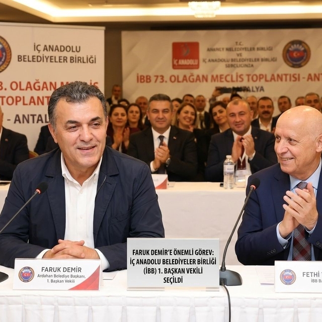 Başkan Demir, İç Anadolu Belediyeler Birliği 1. Başkan Vekili seçildi