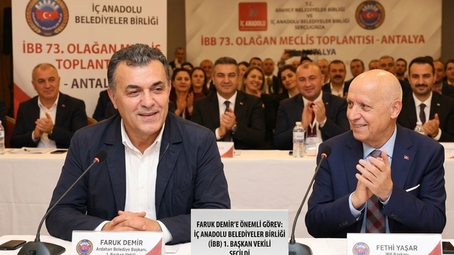 Başkan Demir, İç Anadolu Belediyeler Birliği 1. Başkan Vekili seçildi