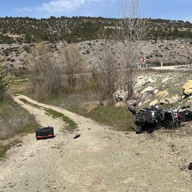 Bilecik'te motosiklet kazası, 1 yaralı