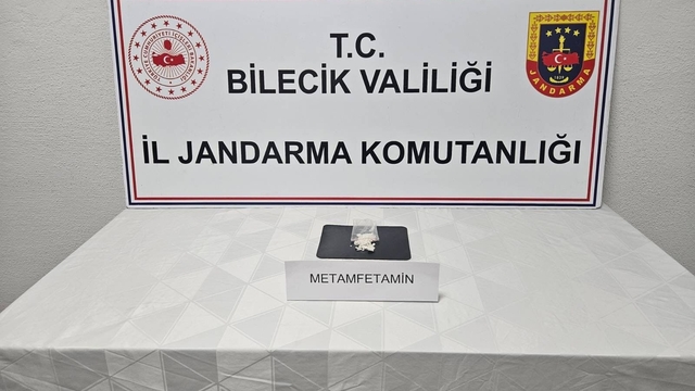 Bilecik'te uyuşturucuya geçit yok: 1 şüpheli yakalandı