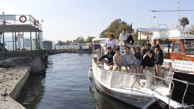 Köyceğiz Gölü'nde incelemelerde bulunuldu