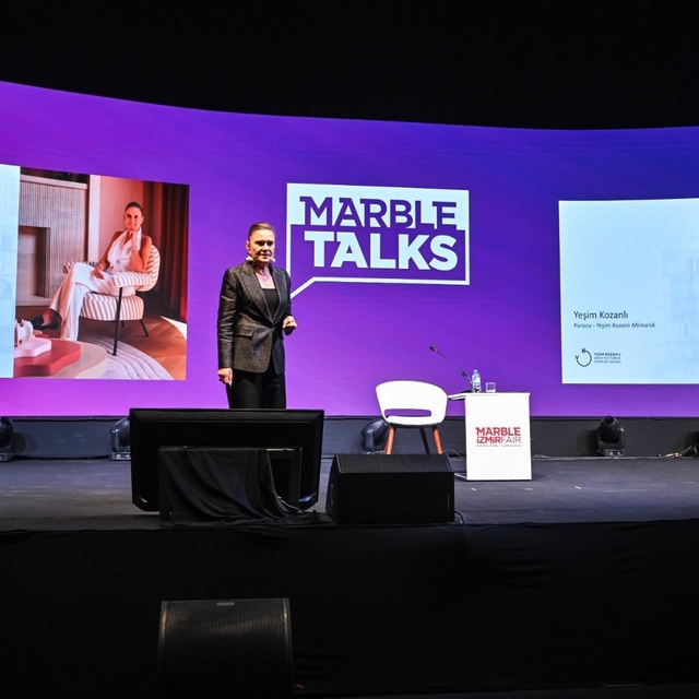 Marble Talks'ta ilk konuk İç Mimar Yeşim Kozanlı