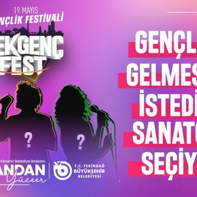 Tekirdağ'da sahne alacak sanatçıları gençler belirleyecek