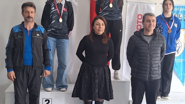 Bafralı atıcılar il birinciliği müsabakalarında 11 madalya kazandı