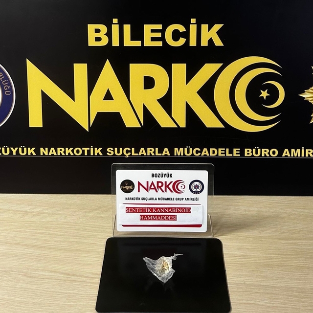 Bilecik'te uyuşturucu operasyonu: 1 şüpheli yakalandı