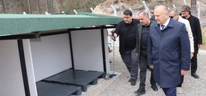 Ünye Belediye Başkanı Tavlı, ilçedeki yatırımları inceledi