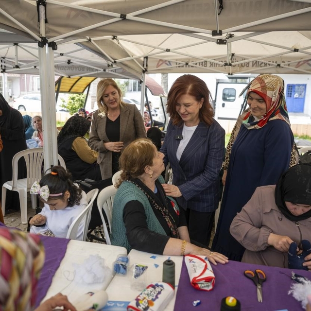 Mersin'de 'Evimiz Atölye' ile kadınlar üretime katılıyor