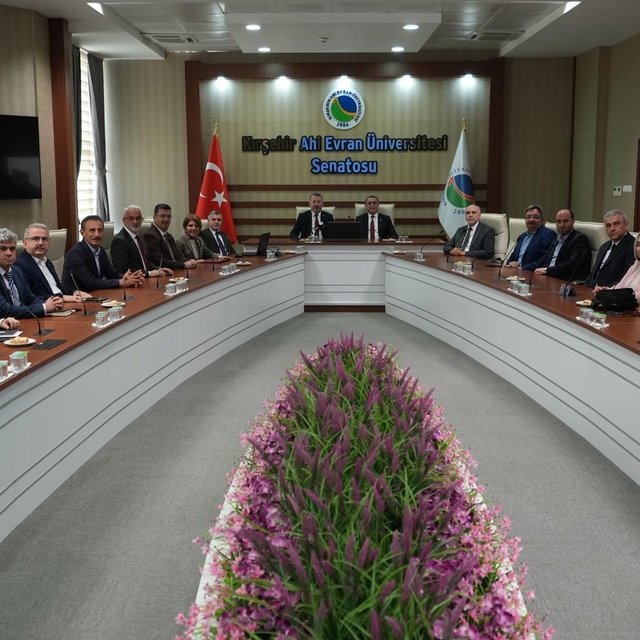 KBÜ heyeti Kırşehir Ahi Evran Üniversitesi ile iş birliğini değerlendirdi