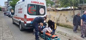 Evin bahçesinde düşen yaşlı kadın için ekipler seferber oldu