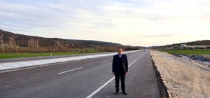 AK Parti'li Dönmez, Eskişehir-Seyitgazi kara yolunda yürütülen çalışmaları inceledi