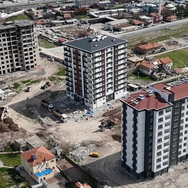 Anbar 2. Etap Kentsel Dönüşüm Blokları hızla yükseliyor