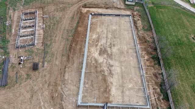 Taşköprü Belediyesi'nin inşa ettiği atlı turizm merkezi yükseliyor