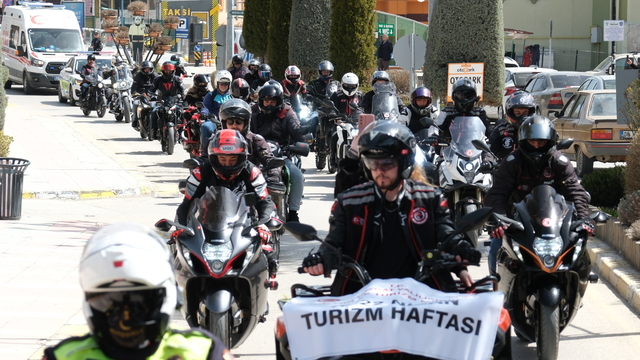 Yozgat'ın doğal güzelliklerini tanıtmak amacıyla motosiklet turu düzenlendi