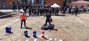 Ormancılar, zorlu parkurlarda kıyasıya yarıştı