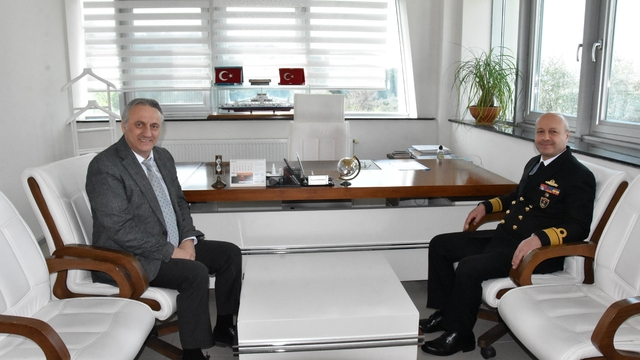 Boğaz ve Garnizon Komutanı Biçen'den, Gestaş Genel Müdürü Yürükçü'ye nezaket ziyareti