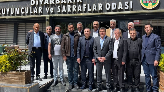 DESOB Başkanı Ebedinoğlu, Diyarbakır Kuyumcular ve Sarraflar Odasını ziyaret etti