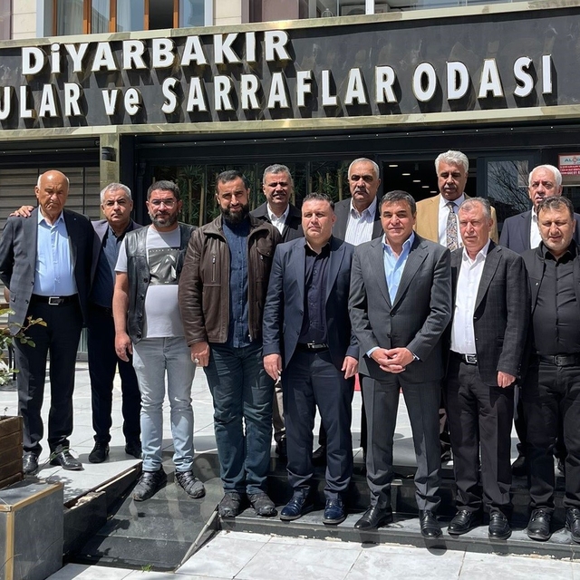 DESOB Başkanı Ebedinoğlu, Diyarbakır Kuyumcular ve Sarraflar Odasını ziyare...